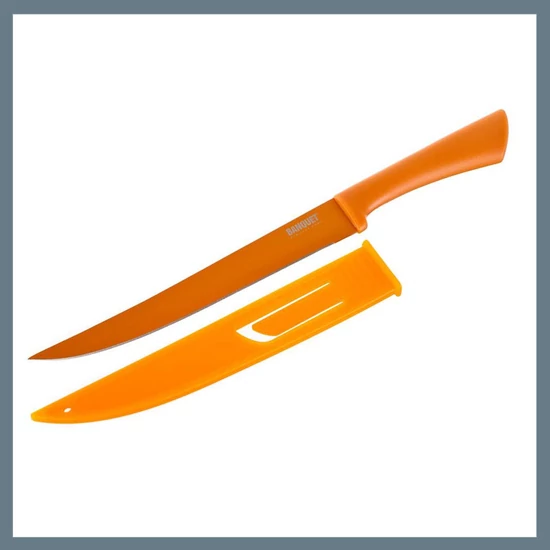 BANQUET Szeletelő kés tapadásmentes felülettel FLARET Arancia 33,5 cm 25LI3200OF2