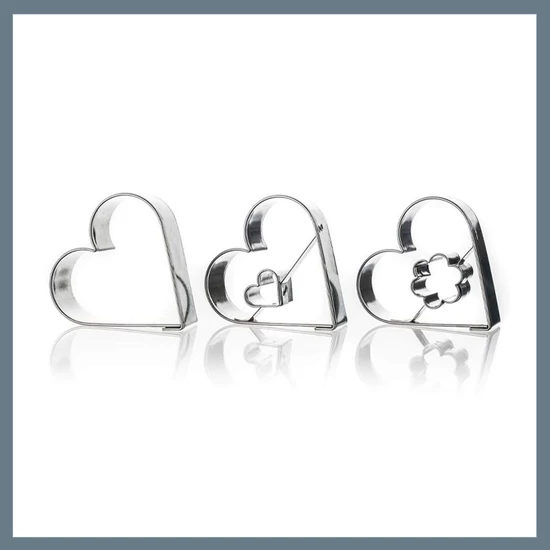 BANQUET CULINARIA Szív alakú süteményforma 3db 28770314