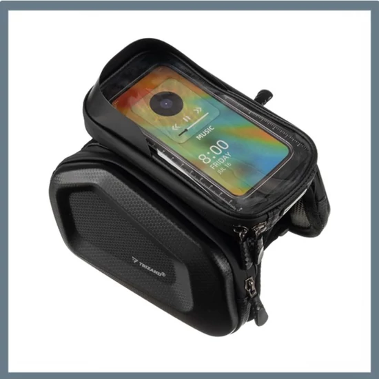Vízálló kerékpáros telefontáska átlátszó érintőpanellel 00025378