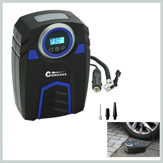 Nagyteljesítményű Kompresszor Auto-stop Rendszerrel  12V 7189