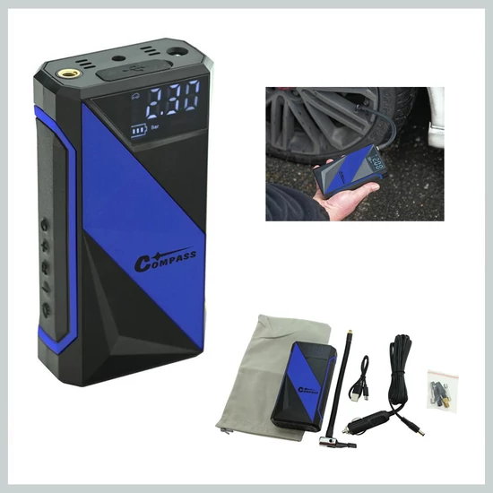 Akkumulátoros Kompresszor AKU TWIST 2000mAh powerbank 7190