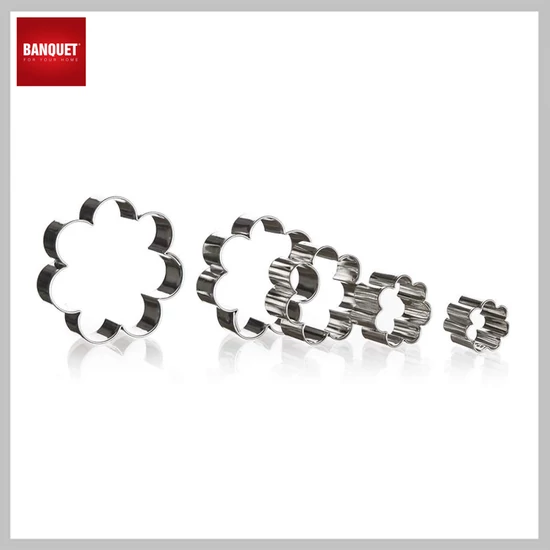 BANQUET CULINARIA süti kiszúró készlet, 5 db, virág 28770316