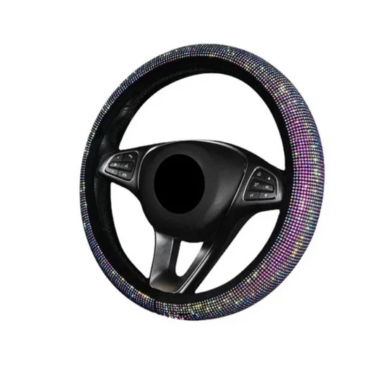 Kormányvédő | strasszköves | világos rózsaszín | 38 cm SLH5837