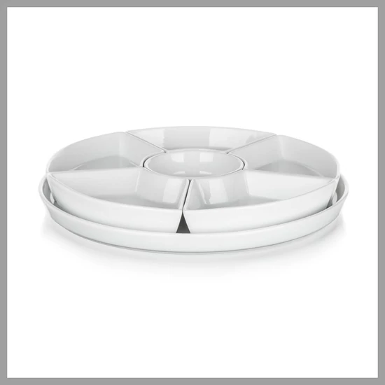 BANQUET Tálkészlet BIANCA 28 x 4 cm átmérőjű, 6 + 1 db 
60334535