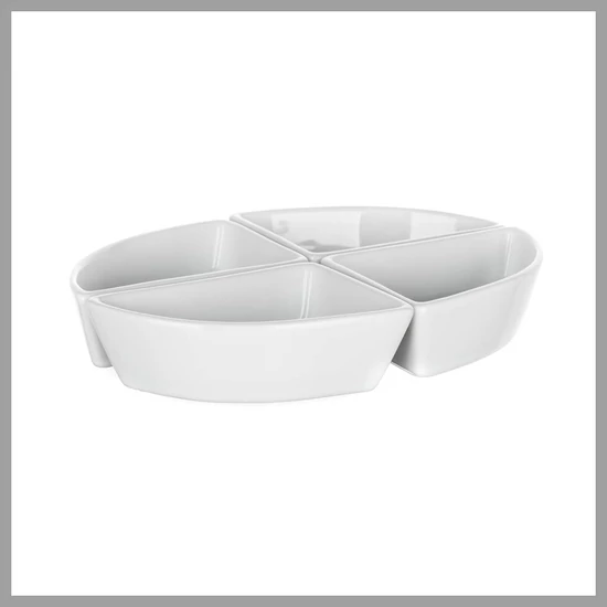 BANQUET Tál készlet BIANCA 19 x 13 x 4 cm, 4 + 1 db 60334539