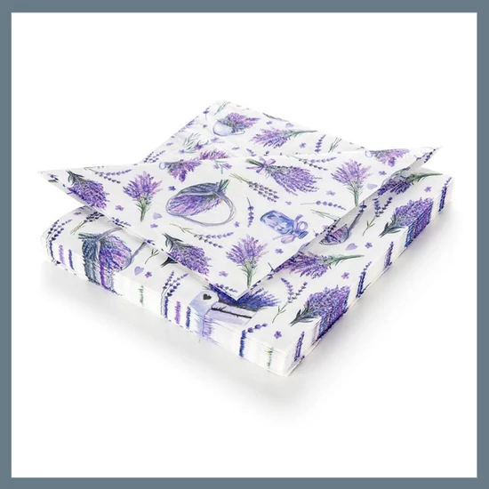 BANQUET Szalvéta 33 x 33 cm, LEVENDULA 20 db-os készlet 29251595