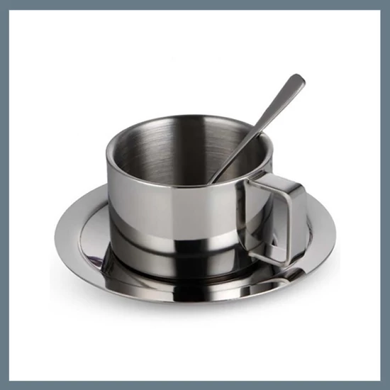 Victor rozsdamentes acél bögre alététtel, 200 ml V-CFMS2