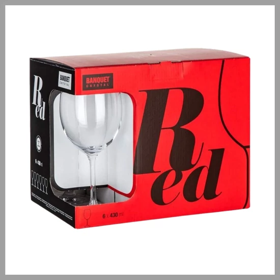 BANQUET CRYSTAL pohár készlet LEONA 430 6 db 02B4G006430