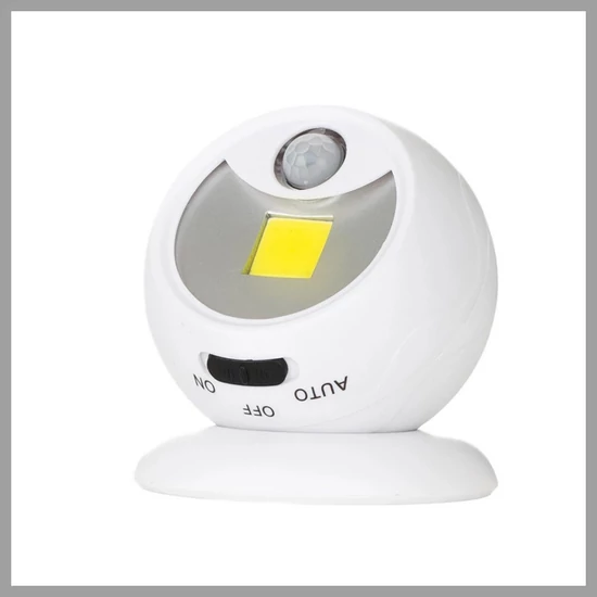 LED COB 360 Lámpa, Mágneses, Vezeték Nélküli, Mozgásérzékelős 12334