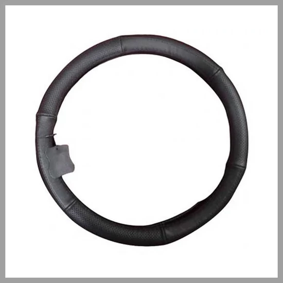 Kormányvédő | bőr | fekete | 38 cm KV-K1013