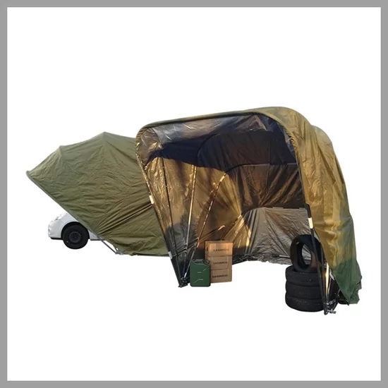 Összecsukható garázs | 570 x 260 x 230 cm | fehér SLH3352