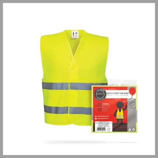 Láthatósági mellény | sárga | méret: gyerek YP10-C5-AK