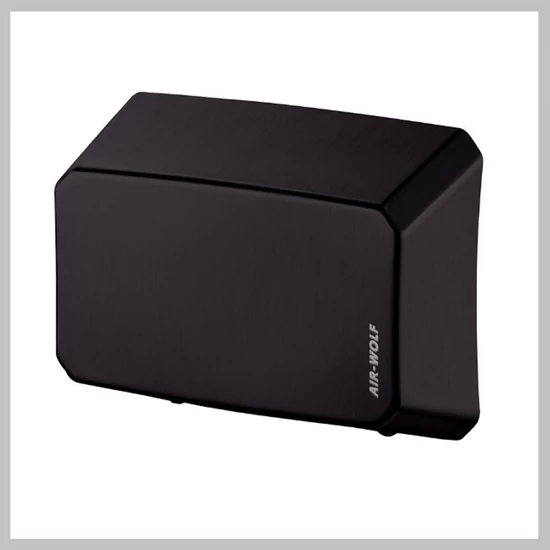 AIR-WOLF nemesacél automata kézszárító fekete 10-032