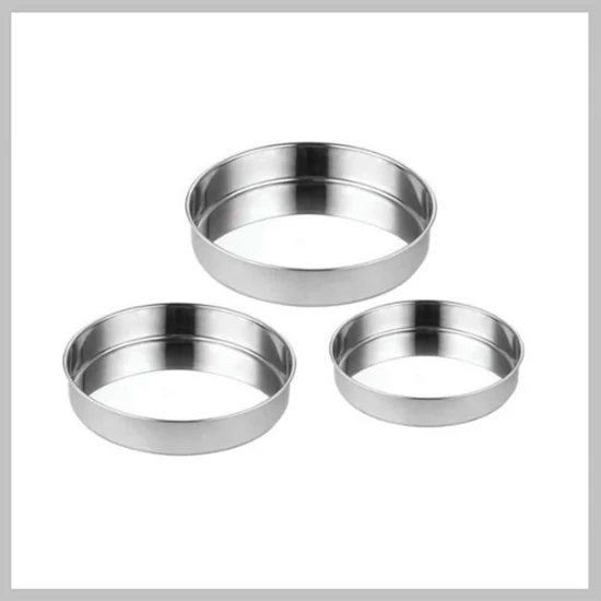 Victor acél kerek torta tálcaszett, 25/32/36 cm V-DGP02