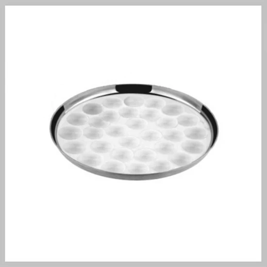 Victor rozsdamentes kerek tálca 30 cm V-TP0512