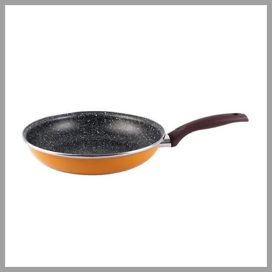 Bergner serpenyő – 28 cm, szénacél, márványos belső bevonattal BGIB-3092