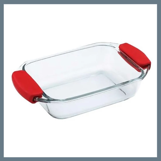 Bergner jénai üvegtál szilikon füllel, 1,6 L BG-2001006