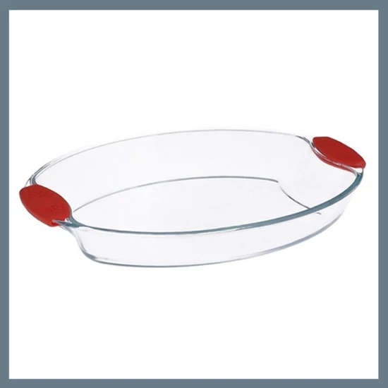 Bergner jénai üvegtál szilikon füllel, 1,3 L BG-2001012