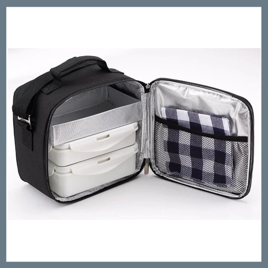 Bergner Uzsonnástáska, fekete BG-3652-BK