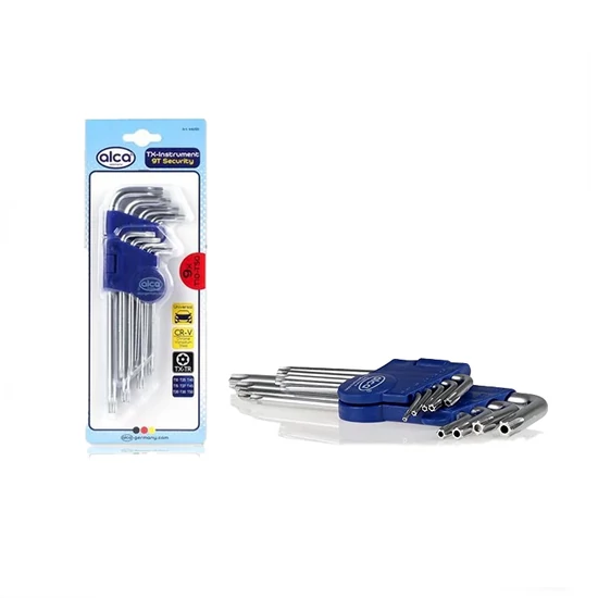 Alca  imbuszkulcs készlet  TX-TR  9 darabos szett 446100