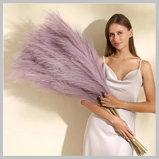 6 db Dekor Műpampafű lila 95 cm NF385649-3