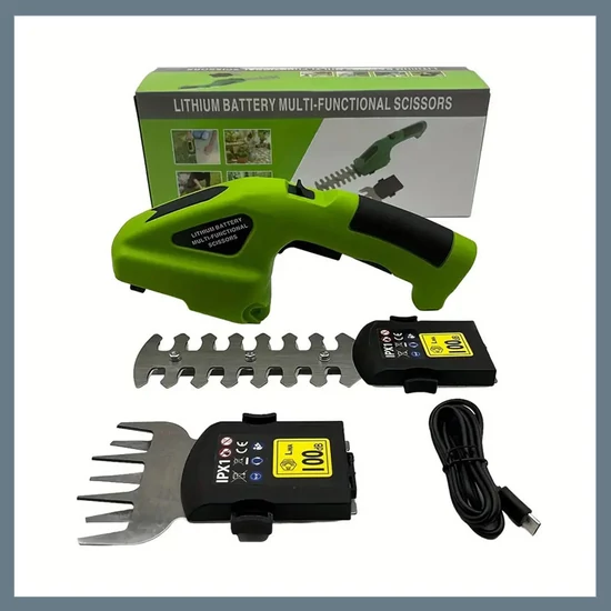 2 az 1-ben Elektromos Kézi Sövénynyíró, Metszőolló JQ14256