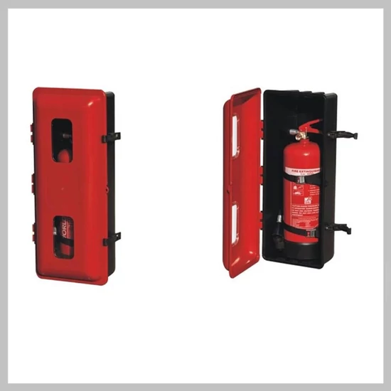 Tűzoltó készülék tároló műanyag doboz 6 kg készülékhez SLH4533