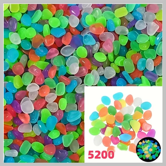 5200 db világító dekorkavics UV JQ1412517