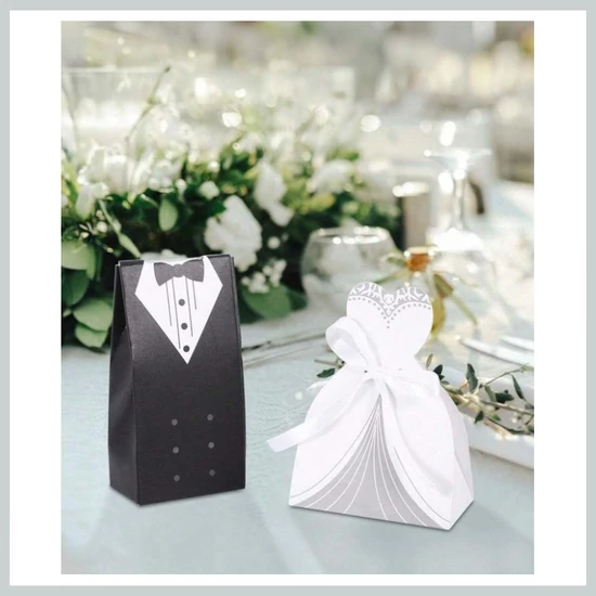 Esküvői köszönőajándék doboz szett 50 db 30557821-50