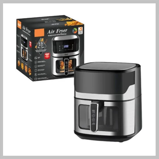 Silver Love CY-8004-EW Forrólevegős Sütő – 13L, 3000W