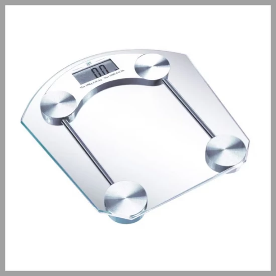 Digitális fürdőszoba mérleg, 180kg, üveg CDT-2003B