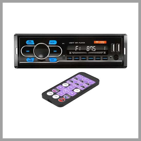 Autós MP3 lejátszó – USB / SD / AUX bemenettel, távirányítóval JSD-520
