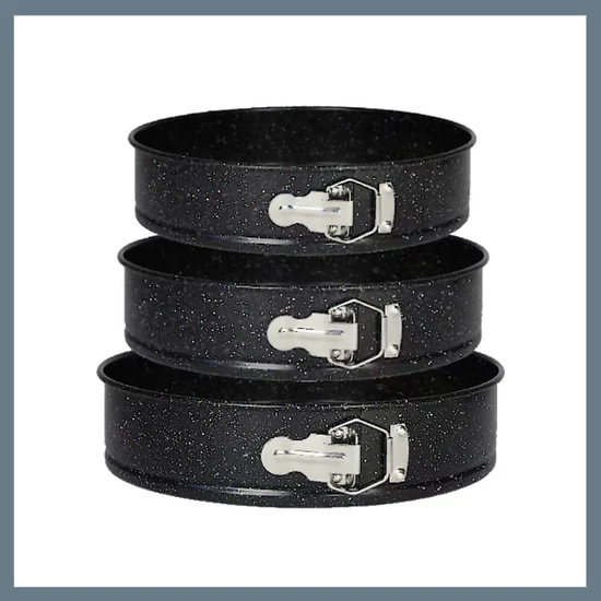 Bachmayer kör alakú 3 részes csattos tortaforma BM-333