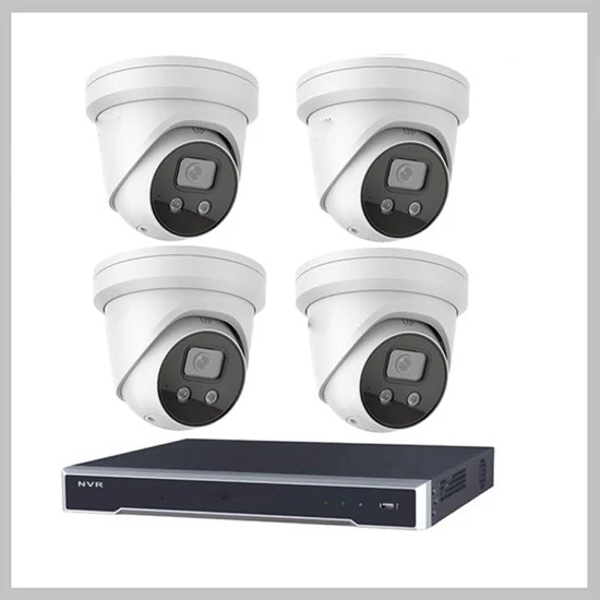 4 kamerás kamera rendszer Full HD PoE