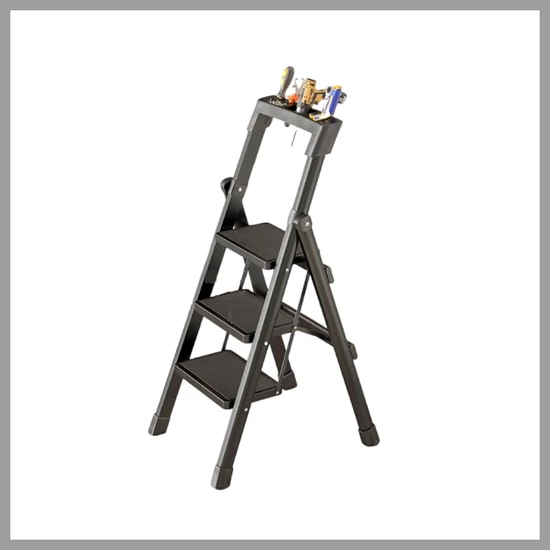 3 fokos összecsukható létra acél szerkezetes LH1143365