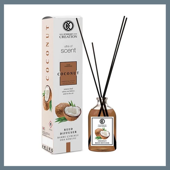 Kreasyon Creation Kókusz Illatpálcás Diffúzor 50 ml KR012