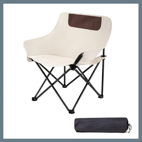 Összecsukható túra-, kemping- és horgászszék zsebbel KRT11K
