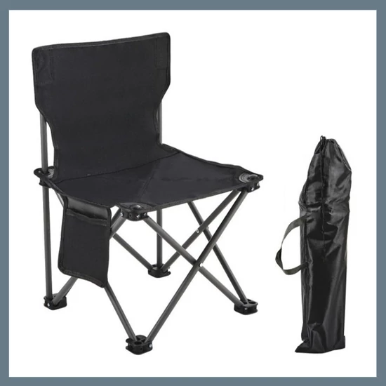 Összecsukható túra-, kemping- és horgászszék zsebbel KRT12CZ