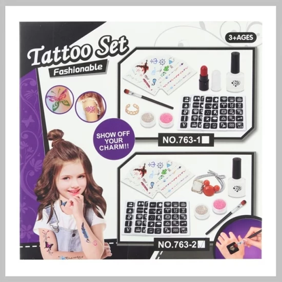 Tetováló készlet kislányoknak 445266