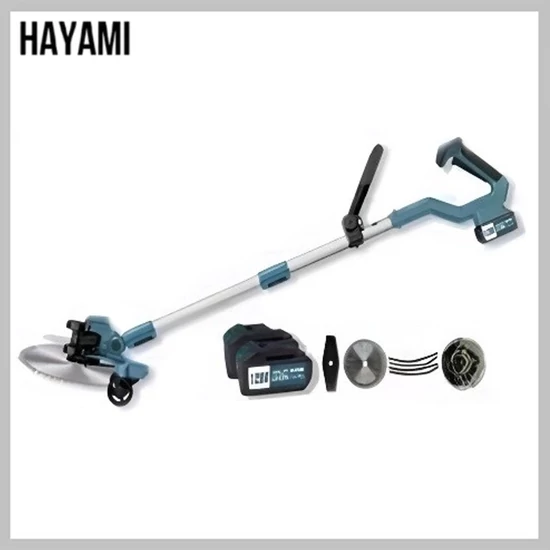  HAYAMI 128V Akkumulátoros fűkasza többféle vágófejjel HA-1041 