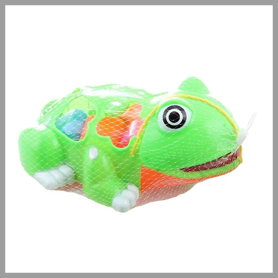 Formaválogató béka húzókötéllel, 24 cm 444570