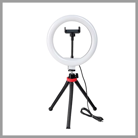 LED gyűrűs lámpa állvánnyal és Bluetooth távvezérlővel XD-30
