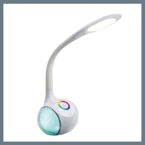 Éjelli lámpa, RGB fénnyel, hangszoróval DB-8808