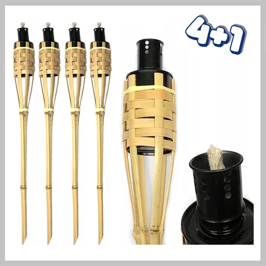 HAPPY GREEN Bambusz fáklya 60 cm 4+1 akció  5020200AK