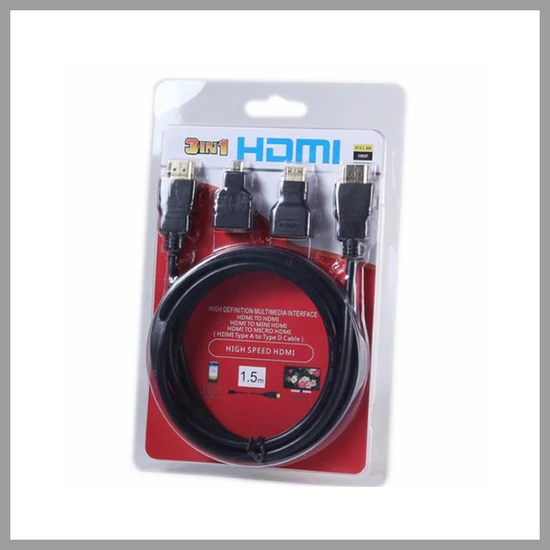 3 az 1-ben HDTV Kábelkészlet – 1.5 m HDTV3-1