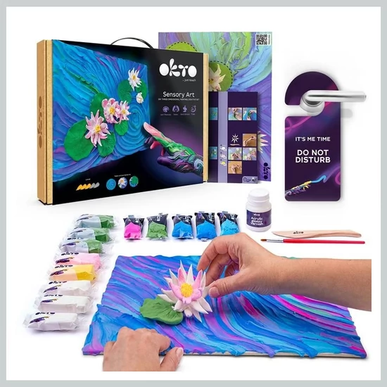 OKTO kreatív 3D szett “Tavirózsa” 30x40cm 034371