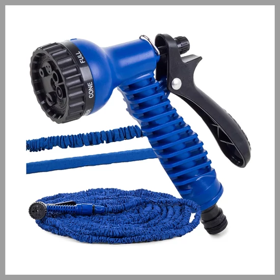 Rugalmas kertészeti tömlő 10m – 30m szórópisztollyal 15223