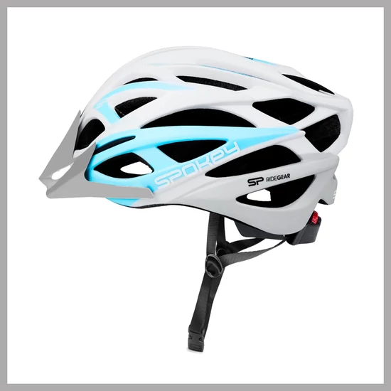 Spokey FEMME kerékpáros sisak napellenzővel 928244