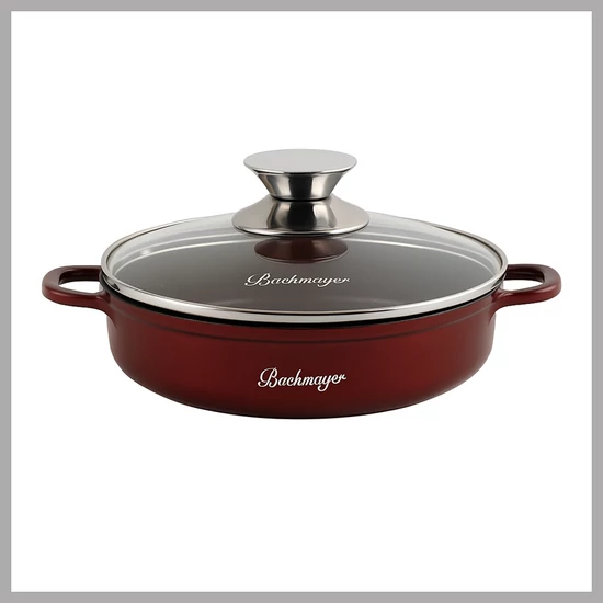 Bachmayer sekély edény fedővel – 20 cm BM-7401-20