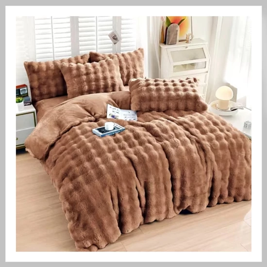 Cocolino Rabbit ágynemű garnitúra barna CS4M09 